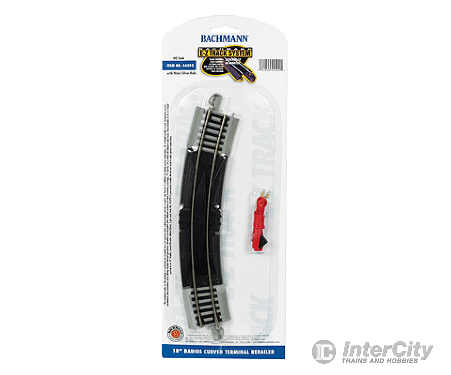 Bachmann 44502 Curved Track W/ Nickel Silver Rail & Gray Roadbed - E-Z Track(R) -- 18 45.7Cm Radius