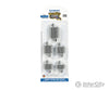 Bachmann 44592 Connector Assortment - E-Z Track(R) -- Nickel Silver Rail & Gray Roadbed Track