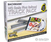 Bachmann 44596 Your First Railroad Track Pack - E-Z Track(R) -- For 4 X 8 Layout & Turnouts