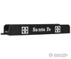Bachmann 44601 Girder Bridge - E-Z Track(R) Assembled -- Santa Fe (Black) 10-1/2 26.7Cm Long