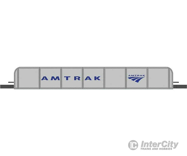 Bachmann 44605 Girder Bridge - E-Z Track(R) Assembled -- Amtrak (Silver Blue) Structures