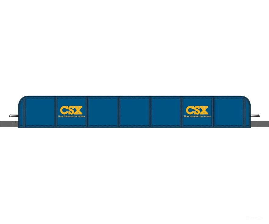 Bachmann 44652 Girder Bridge W/Nickel Silver Rail - E-Z Track(R) -- Csx (Blue Yellow) Structures