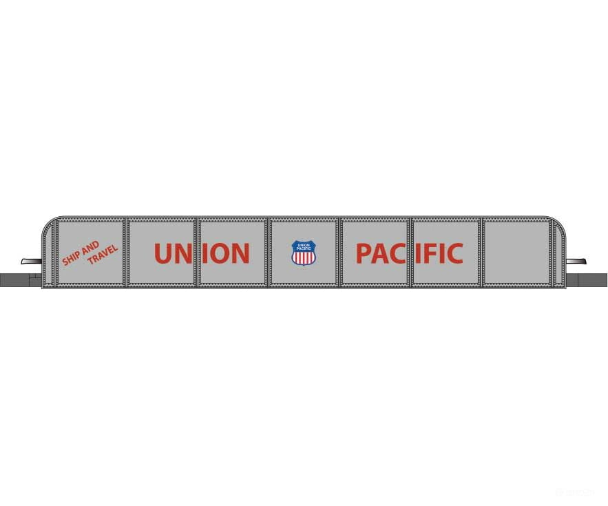 Bachmann 44654 Girder Bridge W/Nickel Silver Rail - E-Z Track(R) -- Union Pacific (Silver Red)