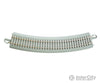 Bachmann 44703 Curved Track With Nickel Silver Rail Gray Roadbed Concrete Ties - E-Z Trac -- 22