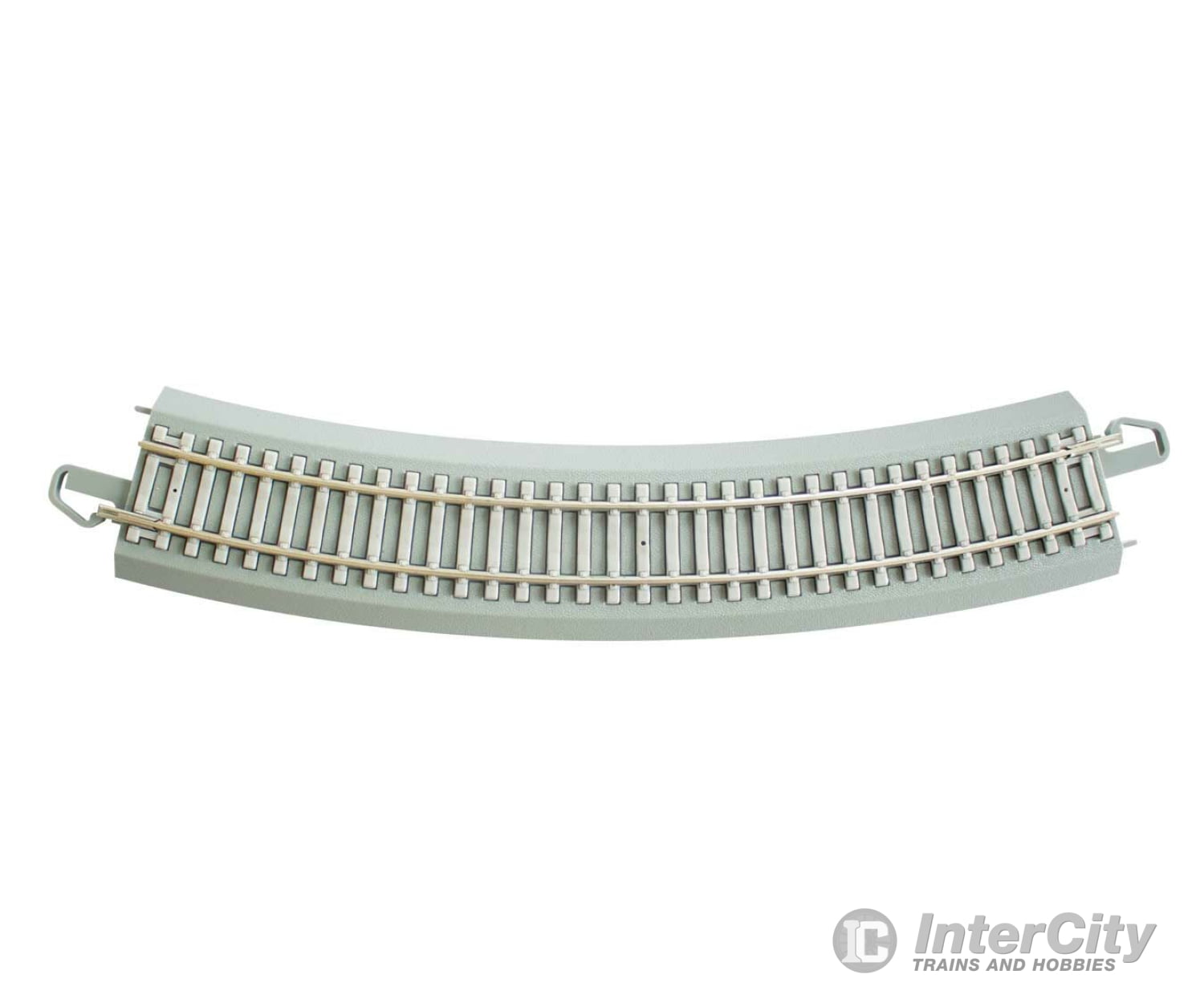 Bachmann 44703 Curved Track With Nickel Silver Rail Gray Roadbed Concrete Ties - E-Z Trac -- 22