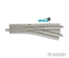 Bachmann 44758 #4 Turnout W/Nickel Silver Rail Gray Roadbed Concrete Ties - E-Z Track(R) -- Right