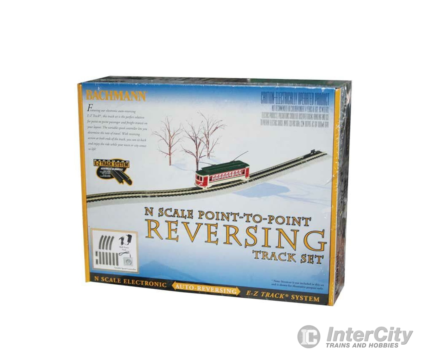 Bachmann 44847 Auto-Reversing System - E-Z Track(R) -- Nickel Silver Rail & Gray Roadbed Track