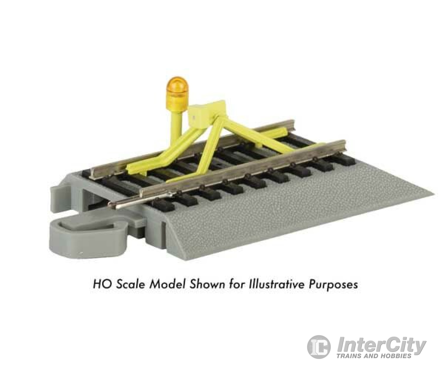 Bachmann 44858 Lighted Bumper With Flashing Led - E-Z Track(R) Track & Turnouts