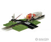 Bachmann 44879 E-Z Track Accessories -- Crossing Gate (Operating) & Turnouts