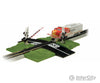 Bachmann 44879 E-Z Track Accessories -- Crossing Gate (Operating) & Turnouts