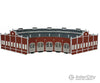 Bachmann 45020 Five-Stall Brick Roundhouse -- Kit W/5 E-Z Track(R) 9 Straights 5 Bumpers Structures