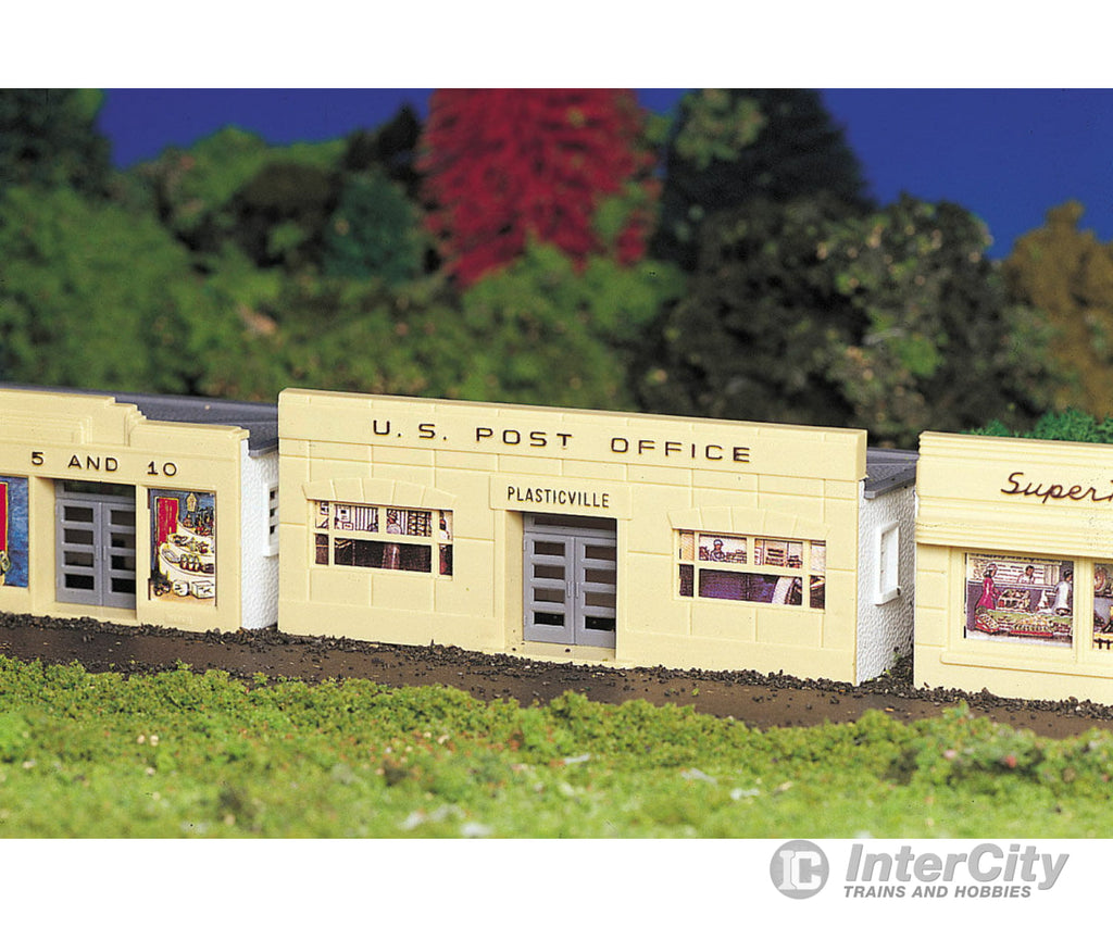 Bachmann 45144 Plasticville Classic Kit - Post Office -- 2-1/8 X 4-5/8 5.5 11.8Cm Structures