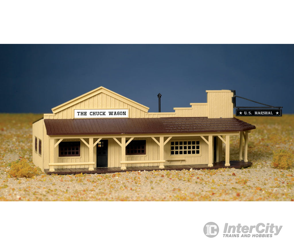 Bachmann 45161 Marshalls Office & Restaurant - Plasticville Usa(R) -- Kit Structures