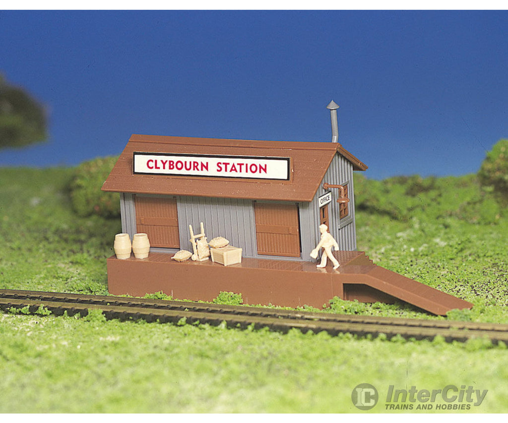 Bachmann 45171 Plasticville Classic Kit - Freight Station -- 2-3/8 X 4-3/4 6 12.1Cm Structures