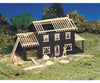 Bachmann 45191 Plasticville Classic Kit - House Under Construction -- 2-7/8 X 5-1/4 7.3 13Cm