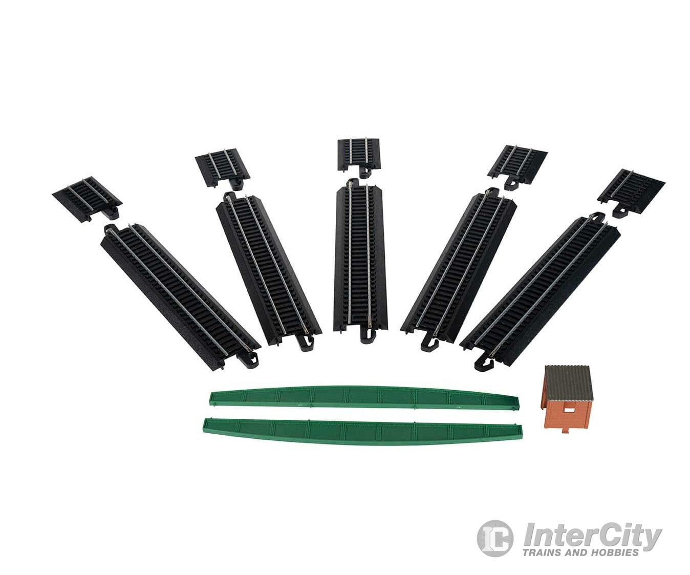 Bachmann 45230 Tidmouth Sheds (Roundhouse) - Thomas & Friends(Tm) -- 5 Stalls E-Z Track(R) Straights
