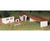 Bachmann 45604 Plasticville U.s.a.(R) Classic Kits -- Farm Out-Buildings Pkg(3) Structures