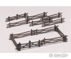 Bachmann 45984 Plasticville U.s.a.(R) Classic Kits -- Rustic Fence Pkg(12) Scenery Details