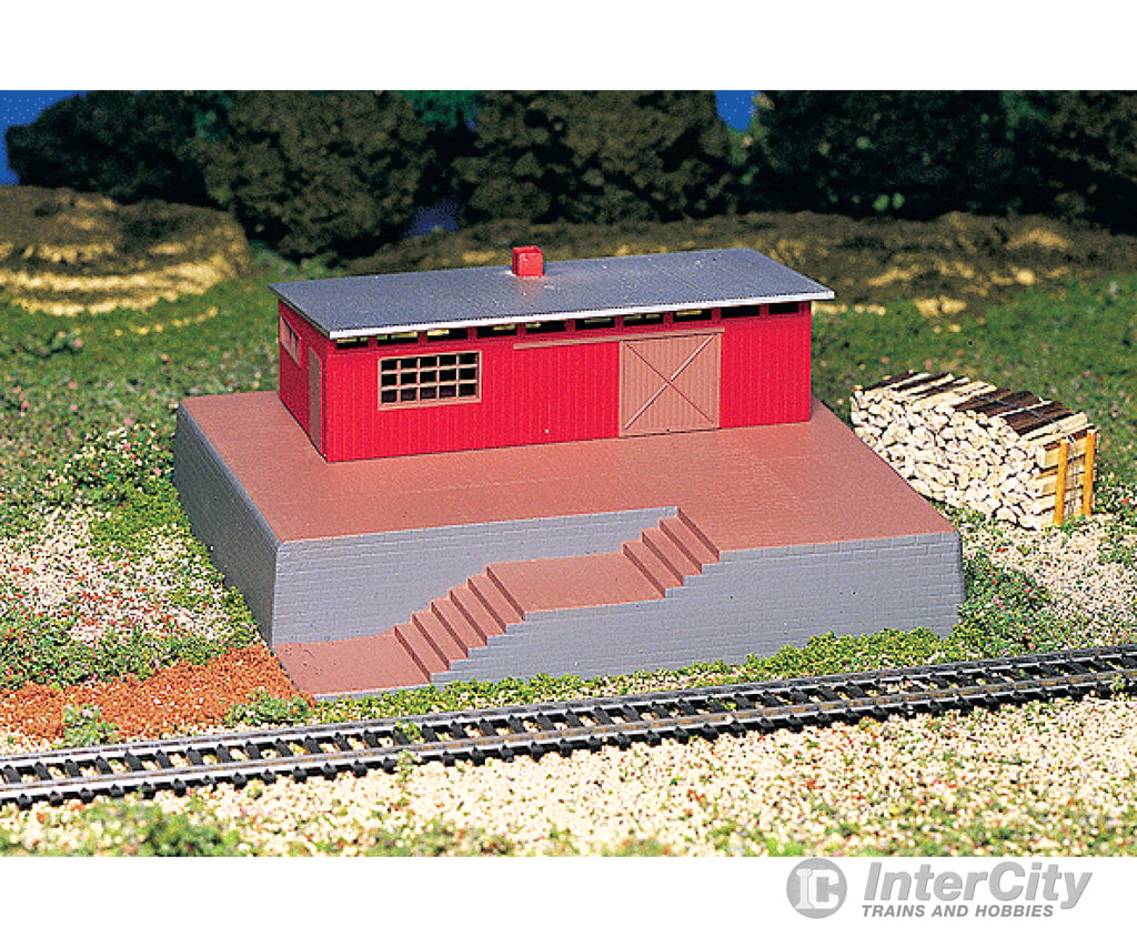 Bachmann 46209 Operating Accessories - Storage Building -- With Steam Whistle Sound Structures