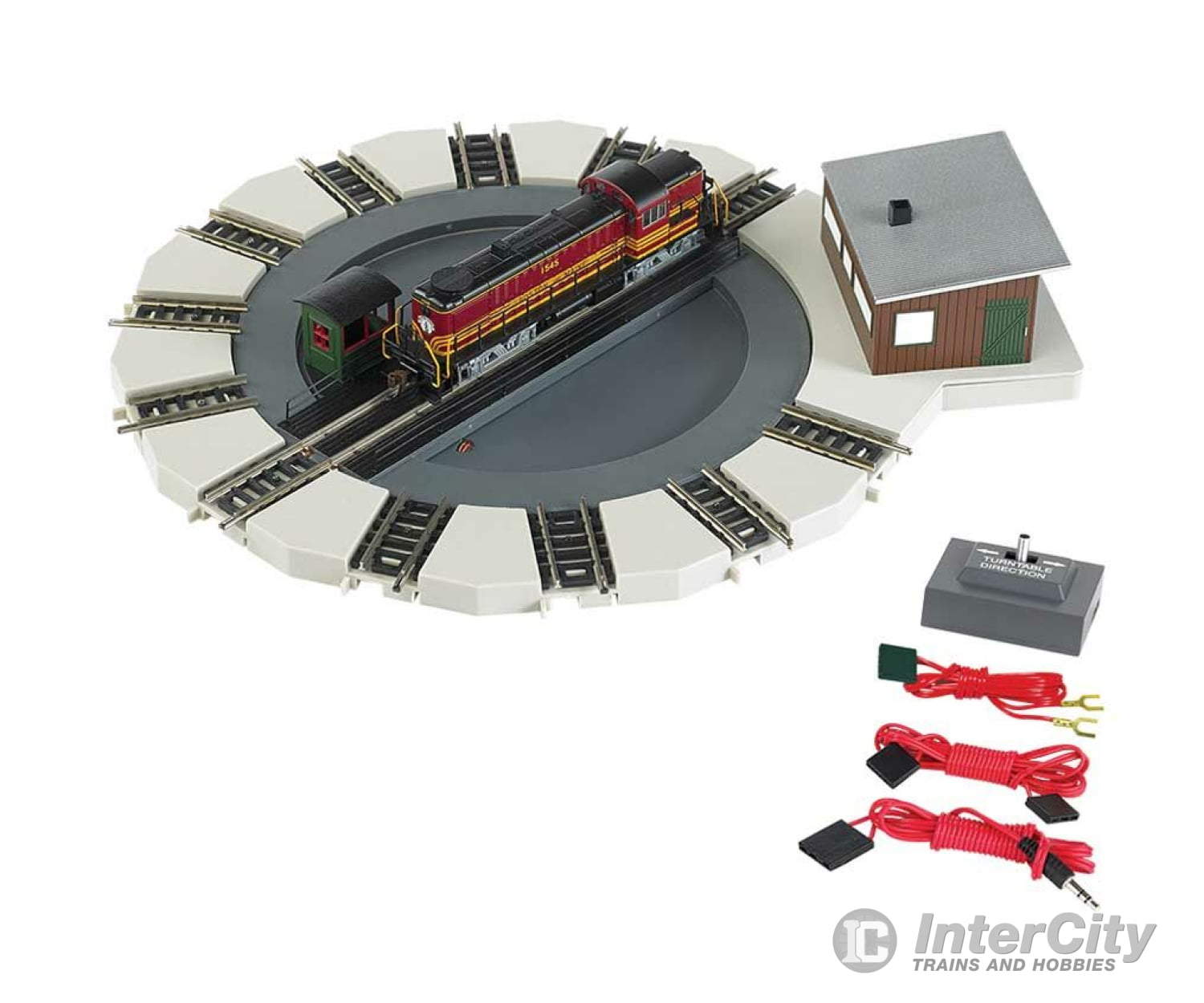 Bachmann 46799 Motorized Turntable - E-Z Track(R) -- Kit 7-1/2 19.1Cm Diameter 5-1/2 14Cm Bridge