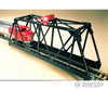 Bachmann 46904 Steel Through-Truss Bridge - Assembled -- With Blinking Red Light Structures