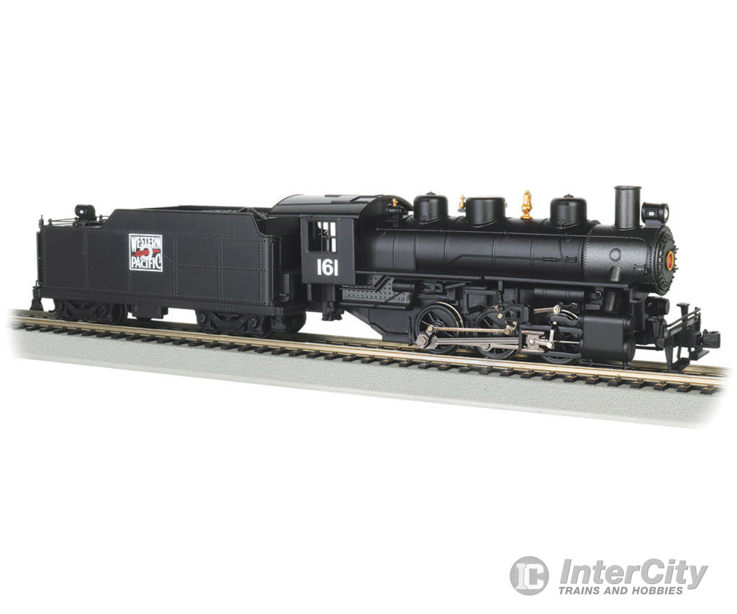 Bachmann 50407 Usra 0-6-0 With Short-Haul Tender - Standard Dc Smoke -- Western Pacific 161 (Black