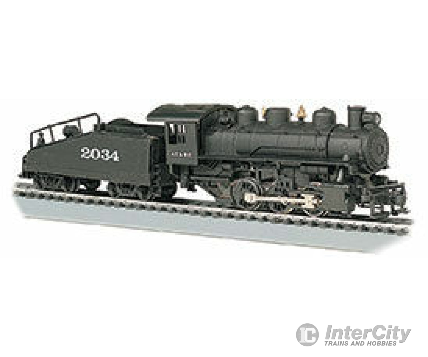 Bachmann 50609 Usra 0-6-0 With Slope-Back Tender - Standard Dc Smoke -- Santa Fe 2034 Locomotives &