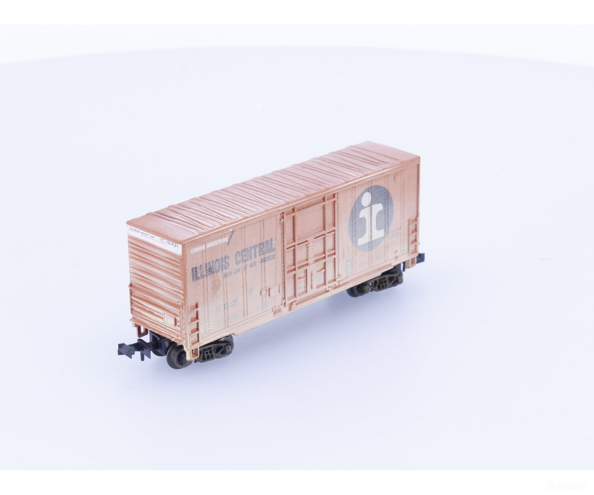 Bachmann 5121 N 41’ Hi-Cube Box Car Illinois Central (IC) 16421 - Freight Cars