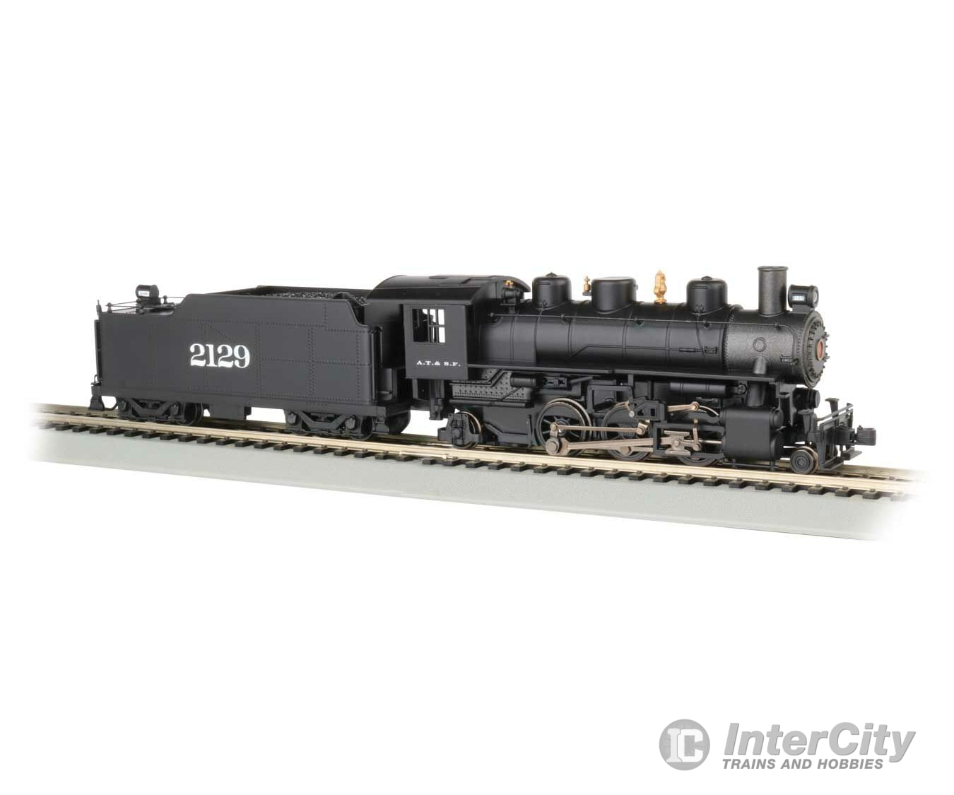 Bachmann 51529 Baldwin 2-6-2 Prairie With Smoke - Standard Dc -- Santa Fe 2129 Locomotives &