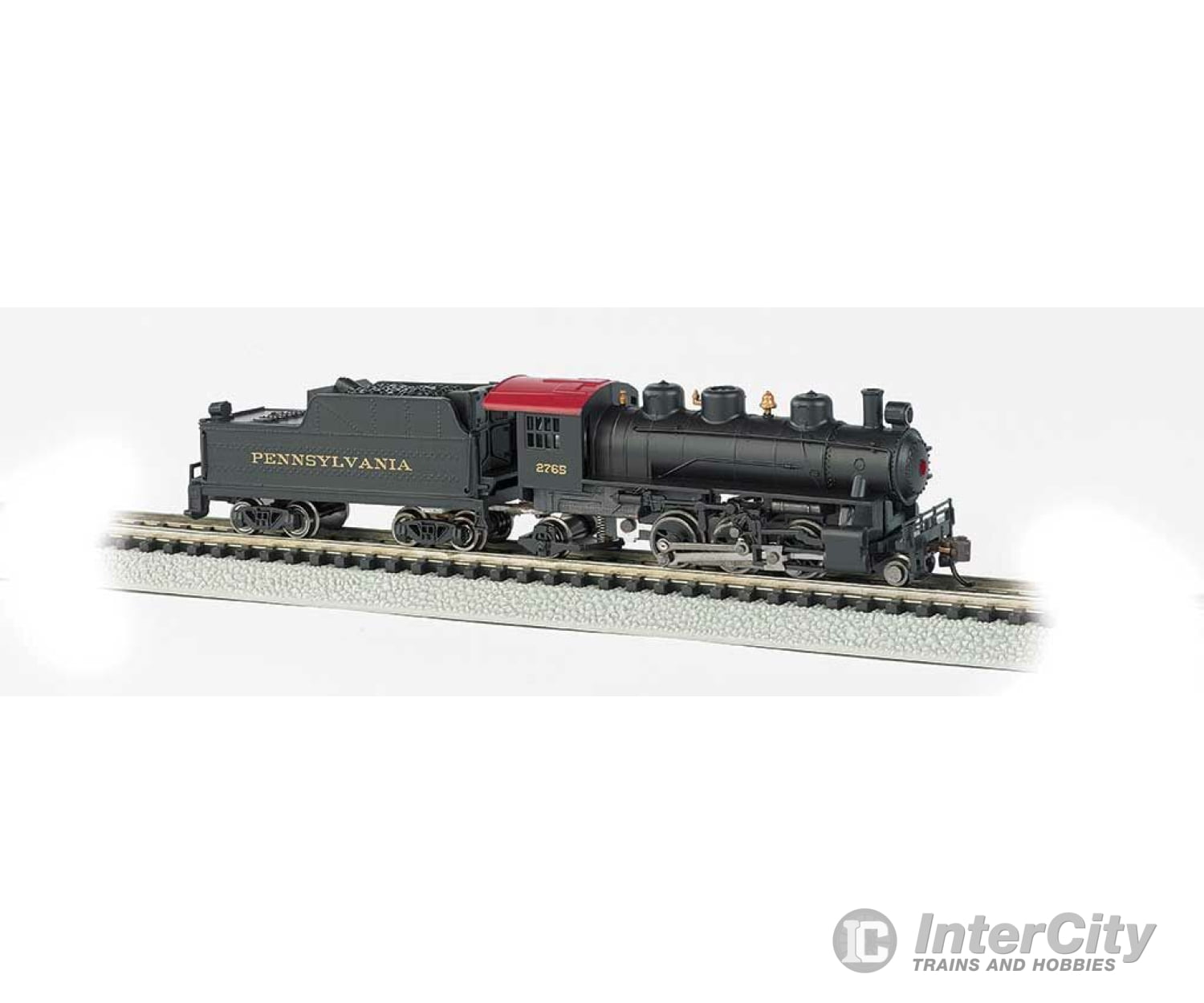 Bachmann 51553 2-6-2 Prairie - Standard Dc -- Pennsylvania Railroad #2765 Locomotives & Railcars