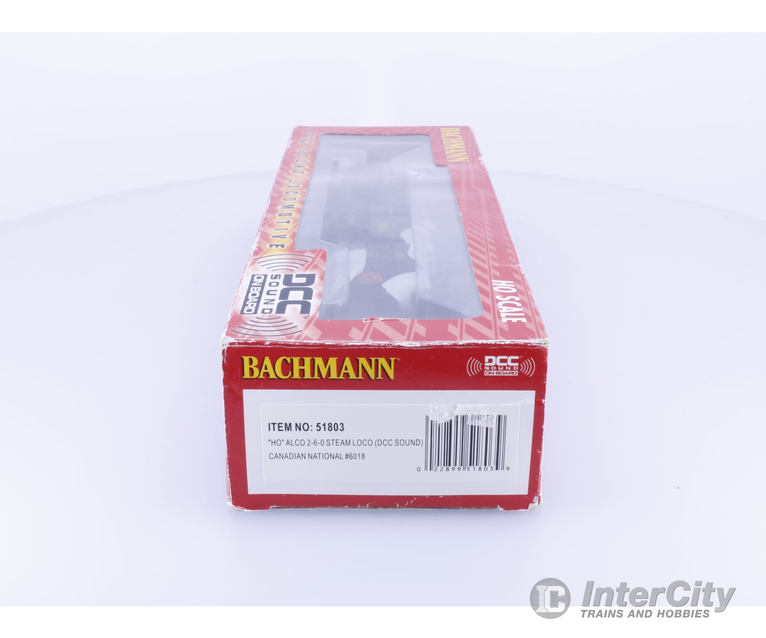 Bachmann 51803 HO ALCO 2-6-0 Steam Locomotive Canadian National (CN) 6018 DCC & Sound Locomotives