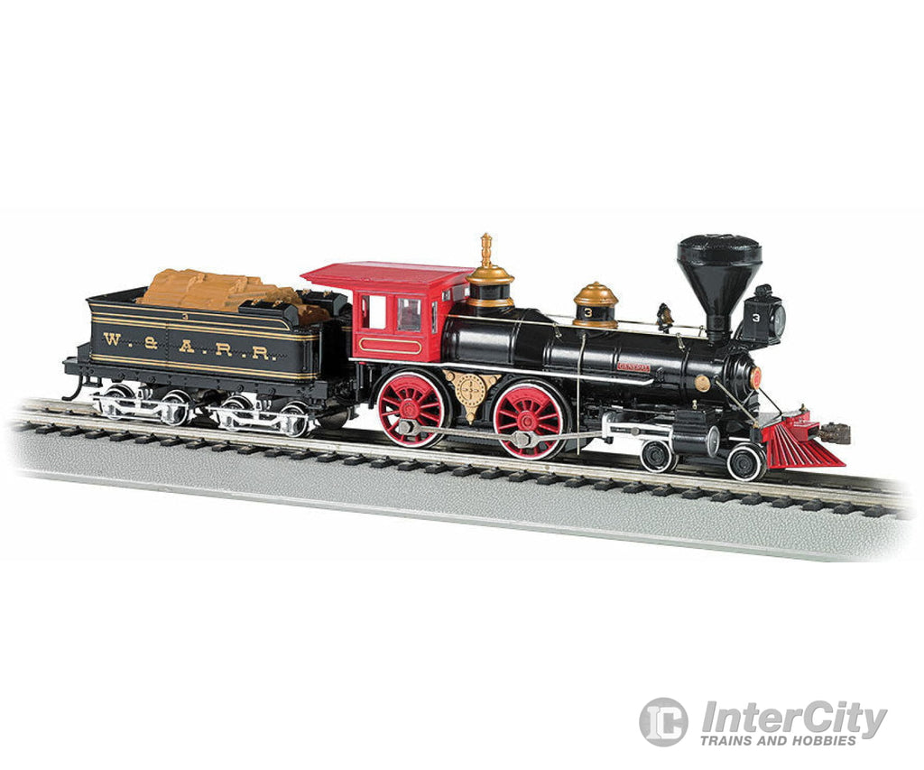 Bachmann 52705 4-4-0 Wood Tender W/Sound & Dcc -- Western Atlantic Locomotives Railcars