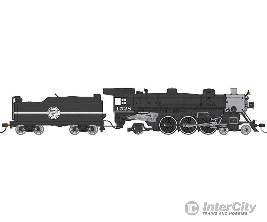 Bachmann 52902 Usra Light 4-6-2 Pacific - Standard Dc -- Atlantic Coast Line #1528 (Black Graphite