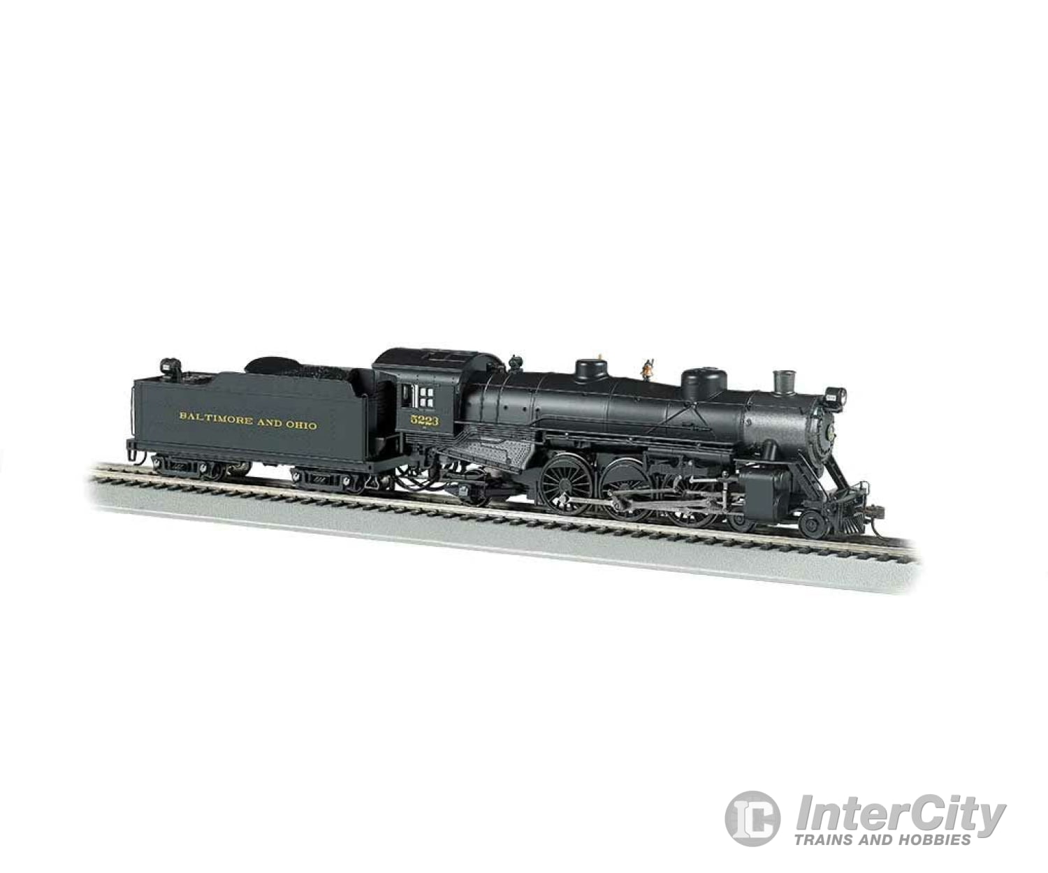 Bachmann 52903 Usra Light 4-6-2 Pacific - Standard Dc -- Baltimore & Ohio #5223 (Black Graphite)