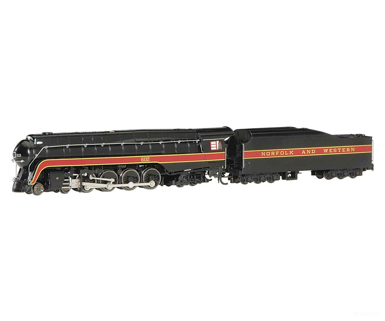 Bachmann 53251 Class J 4-8-4 - Econami(Tm) Sound And Dcc -- Norfolk & Western #602 (Black Maroon)