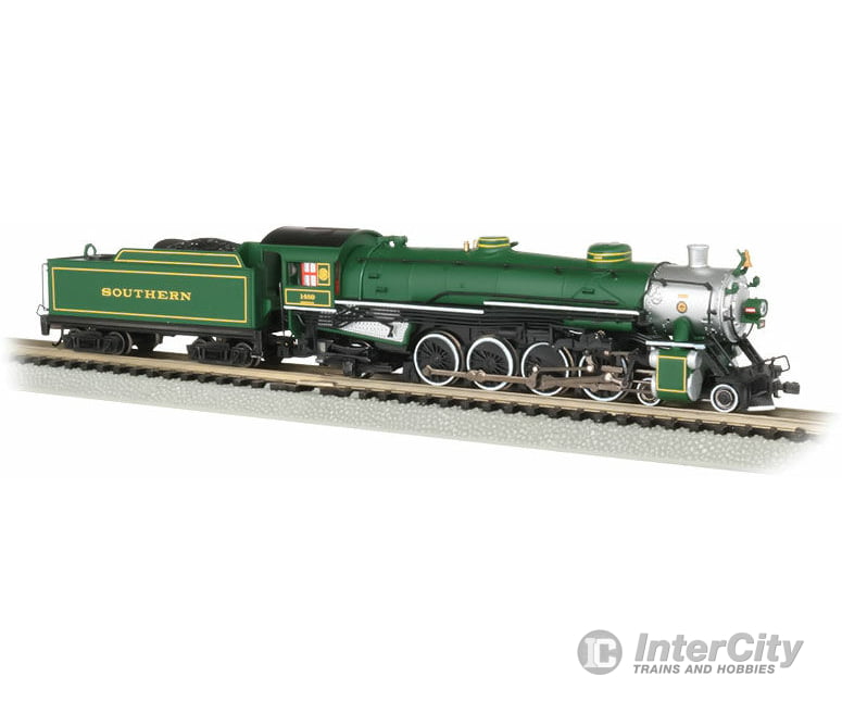 Bachmann 53451 4-8-2 Light Mountain - Sound And Dcc -- Southern Railway #1489 (Green Silver)