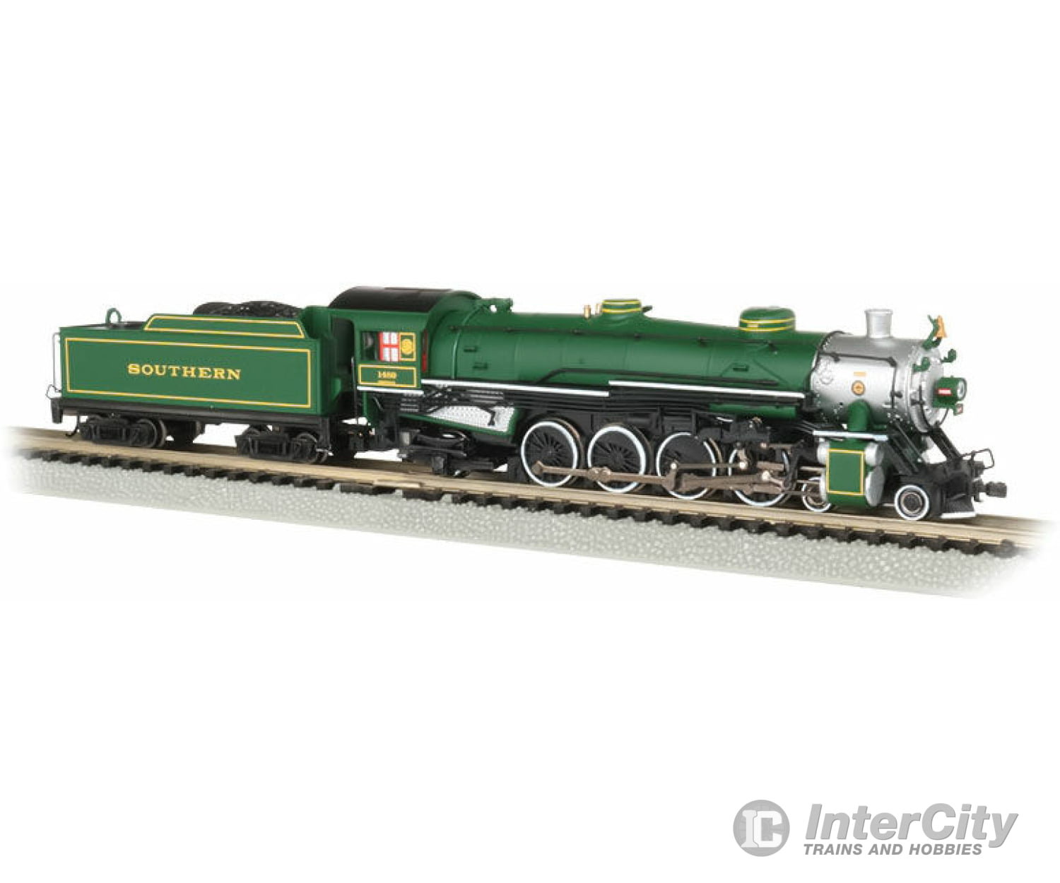 Bachmann 53451 4-8-2 Light Mountain - Sound And Dcc -- Southern Railway #1489 (Green Silver)