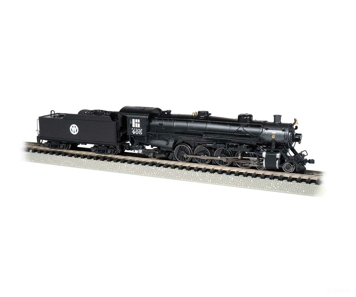 Bachmann 53455 4-8-2 Light Mountain - Sound And Dcc -- New York Ontario & Western 405 (Black