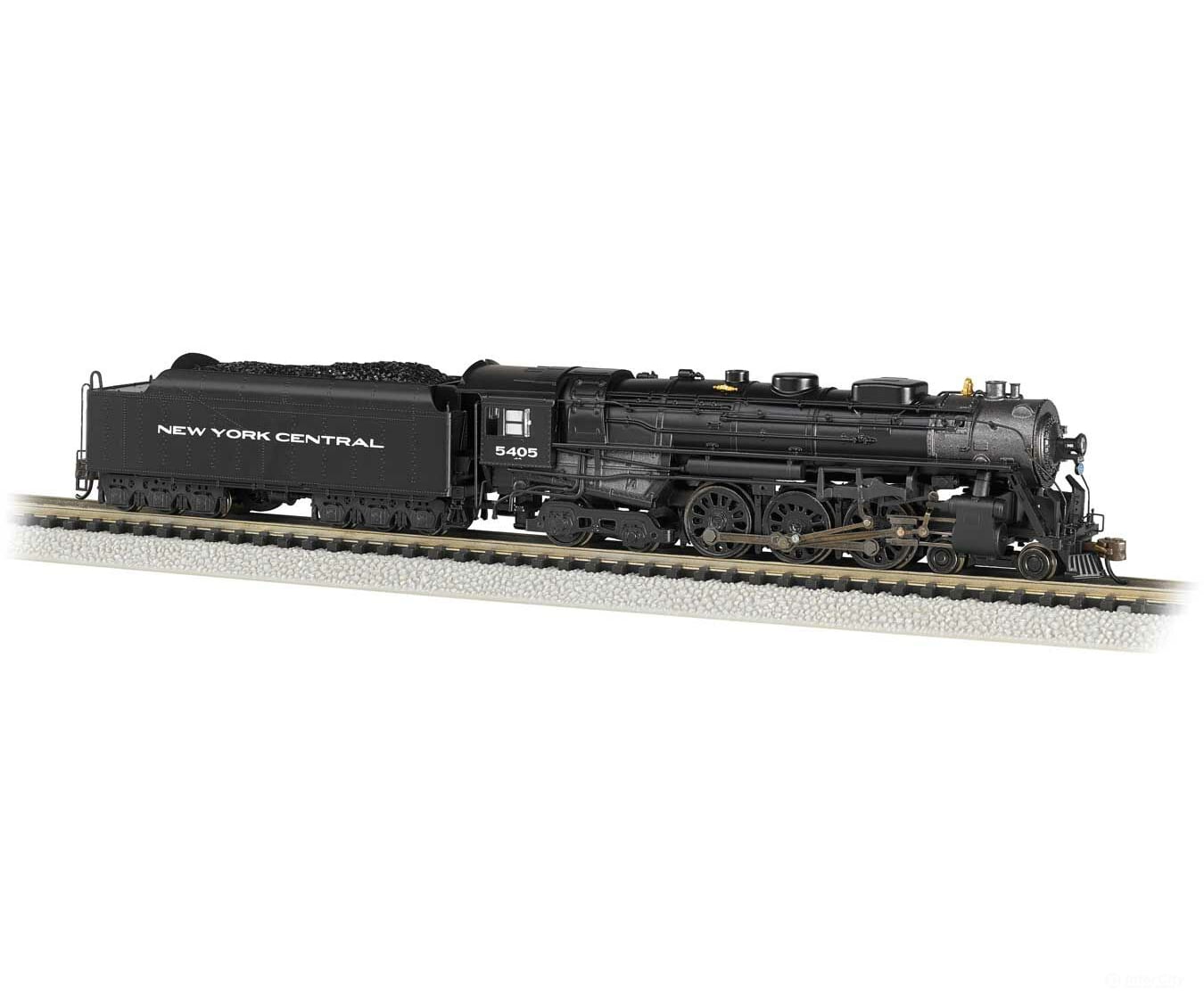Bachmann 53651 4-6-4 Hudson - Sound And Dcc -- New York Central #5405 (Black Graphite; Gothic