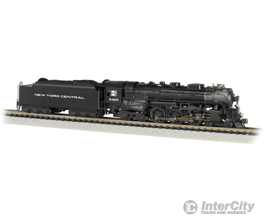 Bachmann 53651 4-6-4 Hudson - Sound And Dcc -- New York Central #5405 (Black Graphite; Gothic