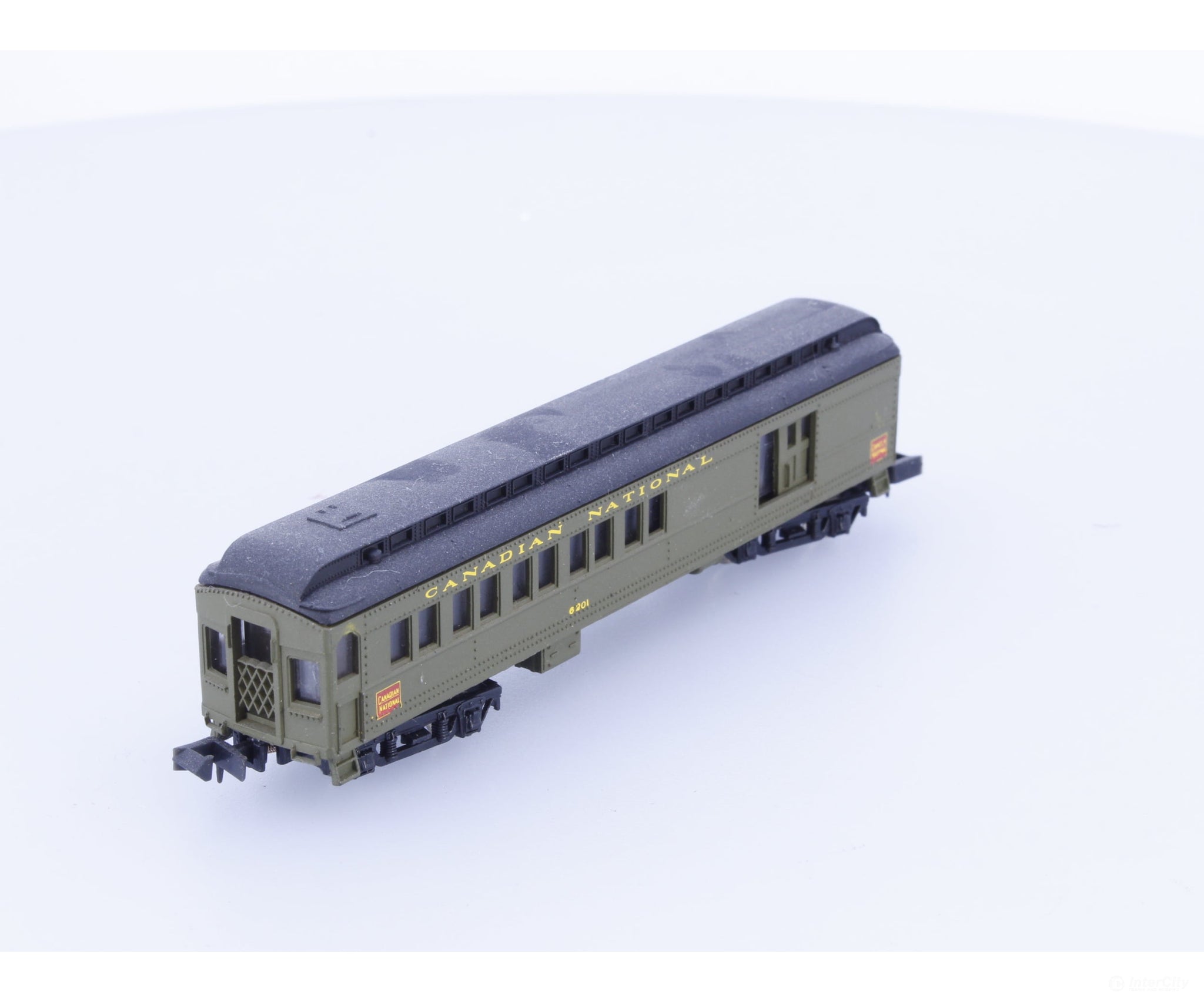 Bachmann 5601 N Combination Passenger Car Custom Painted Canadian National (CN) 6201 - Passenger Cars