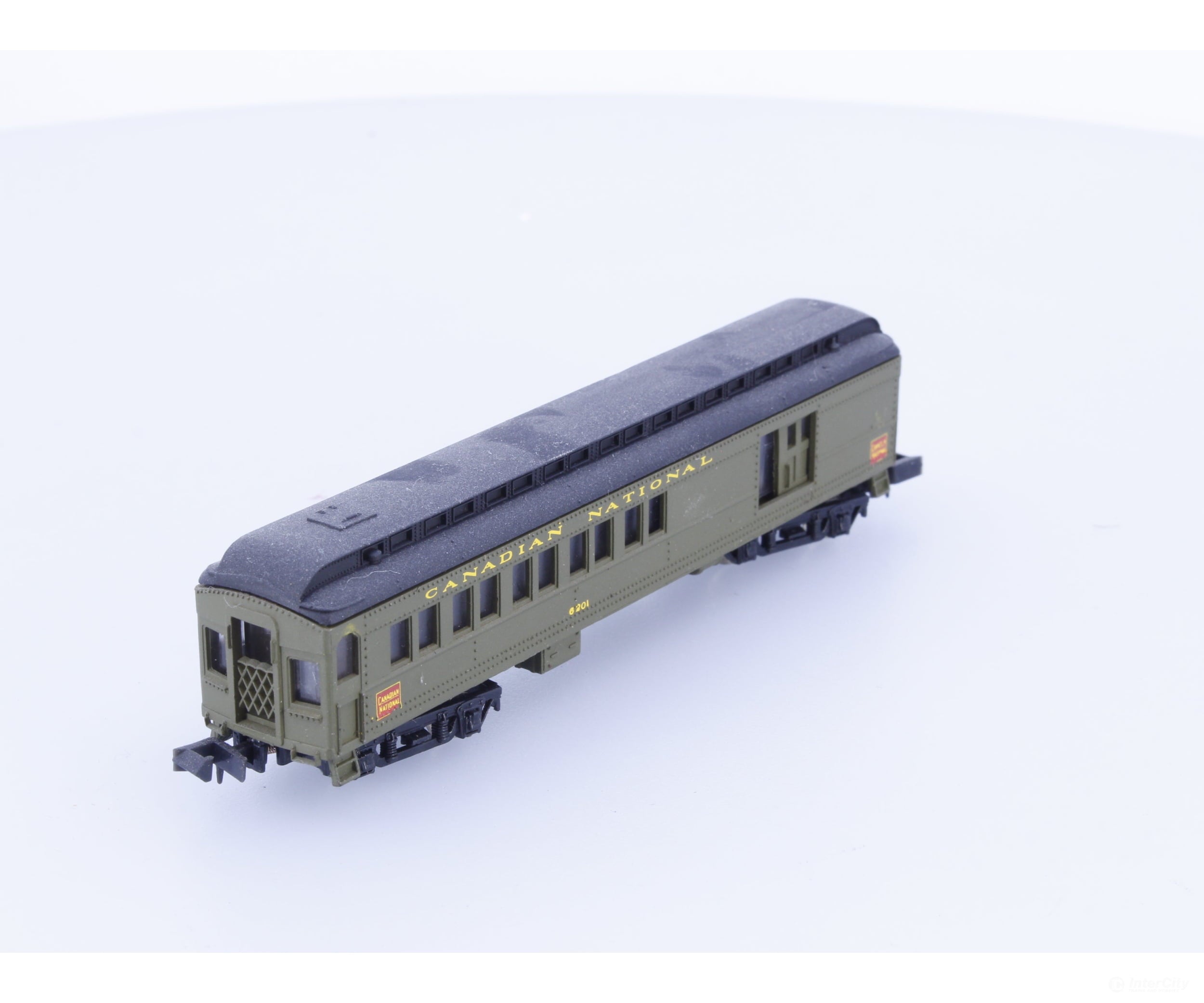 Bachmann 5601 N Combination Passenger Car Custom Painted Canadian National (CN) 6201 - Passenger Cars