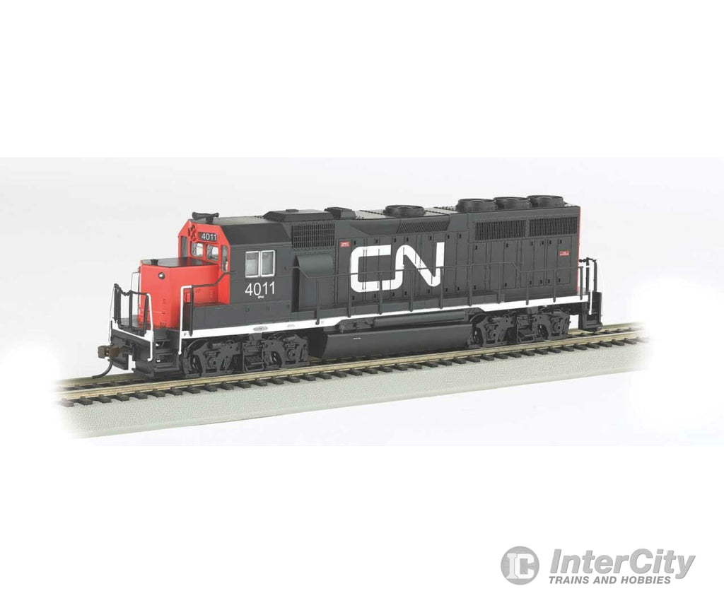 Bachmann 60315 Emd Gp40 - Dcc -- Canadian National #4011 (Early Black Red White Noodle Logo)