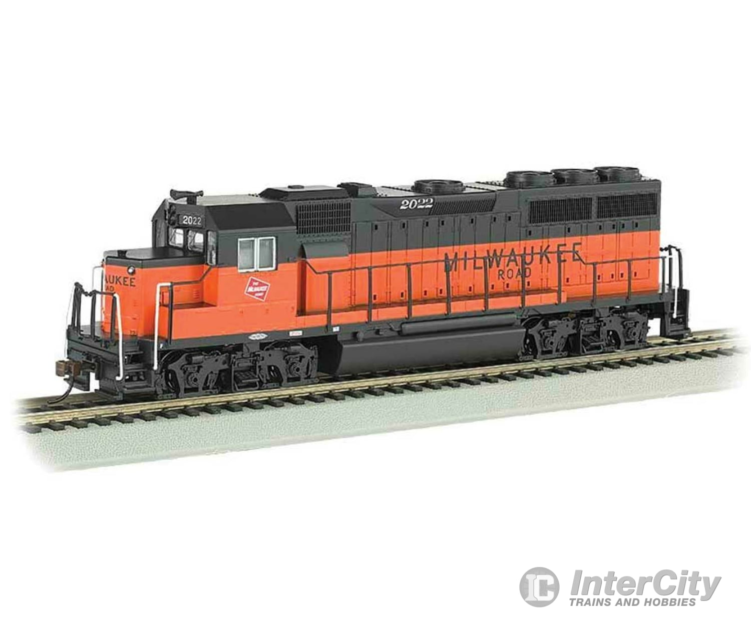 Bachmann 60316 Emd Gp40 - Dcc -- Milwaukee Road #2022 (Orange Black Large Lettering) Locomotives &