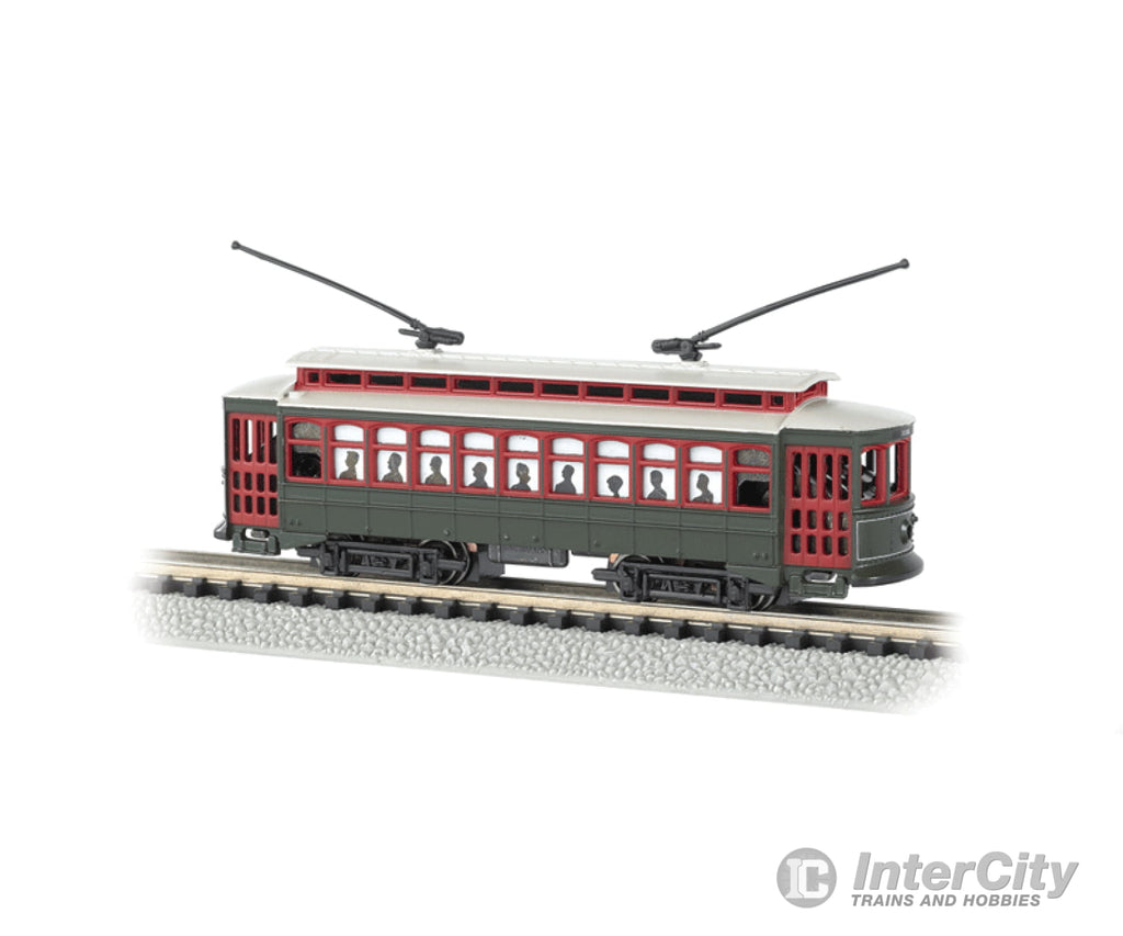 Bachmann 61086 Brill Trolley - Standard Dc -- New Orleans Desire Street (Pullman Green Red)