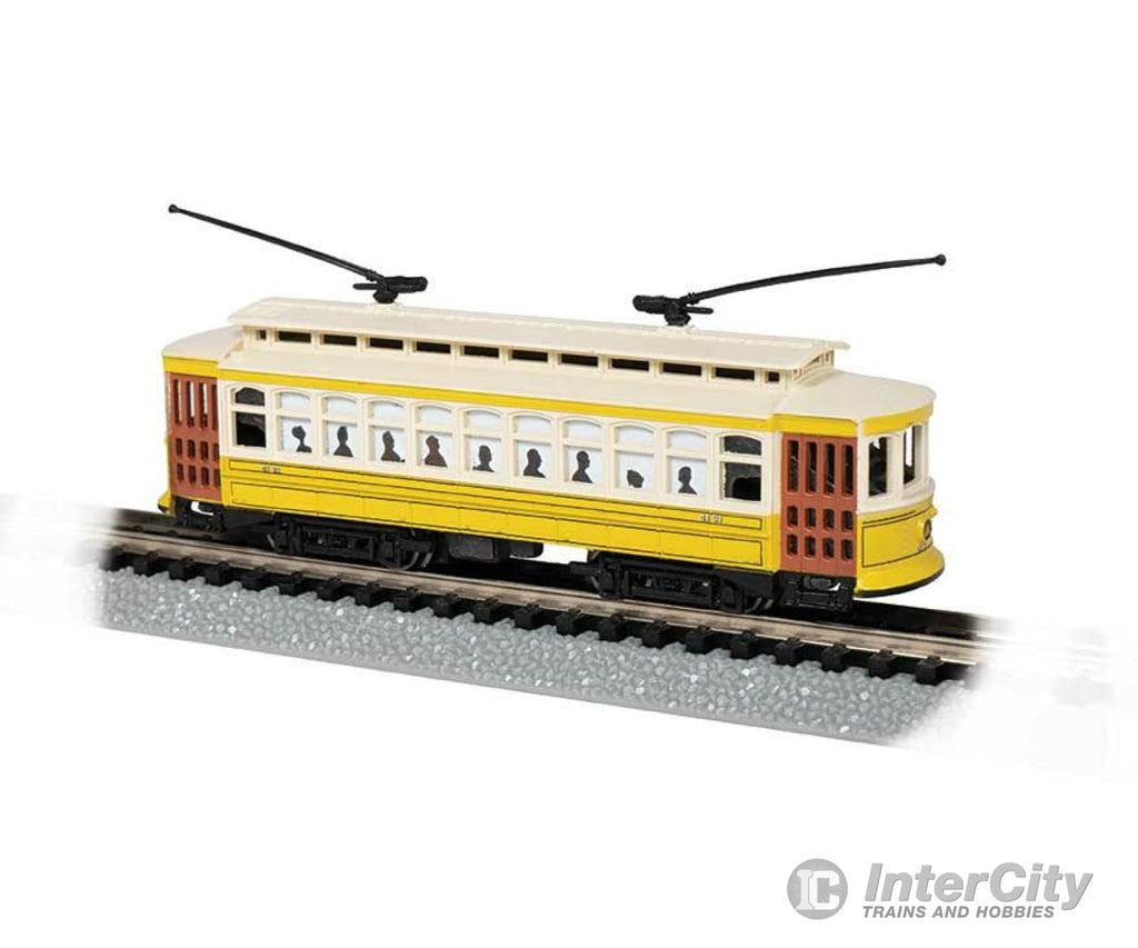 Bachmann 61088 Brill Trolley - Standard Dc -- Lowell #4131 (Yellow Cream) Locomotives & Railcars