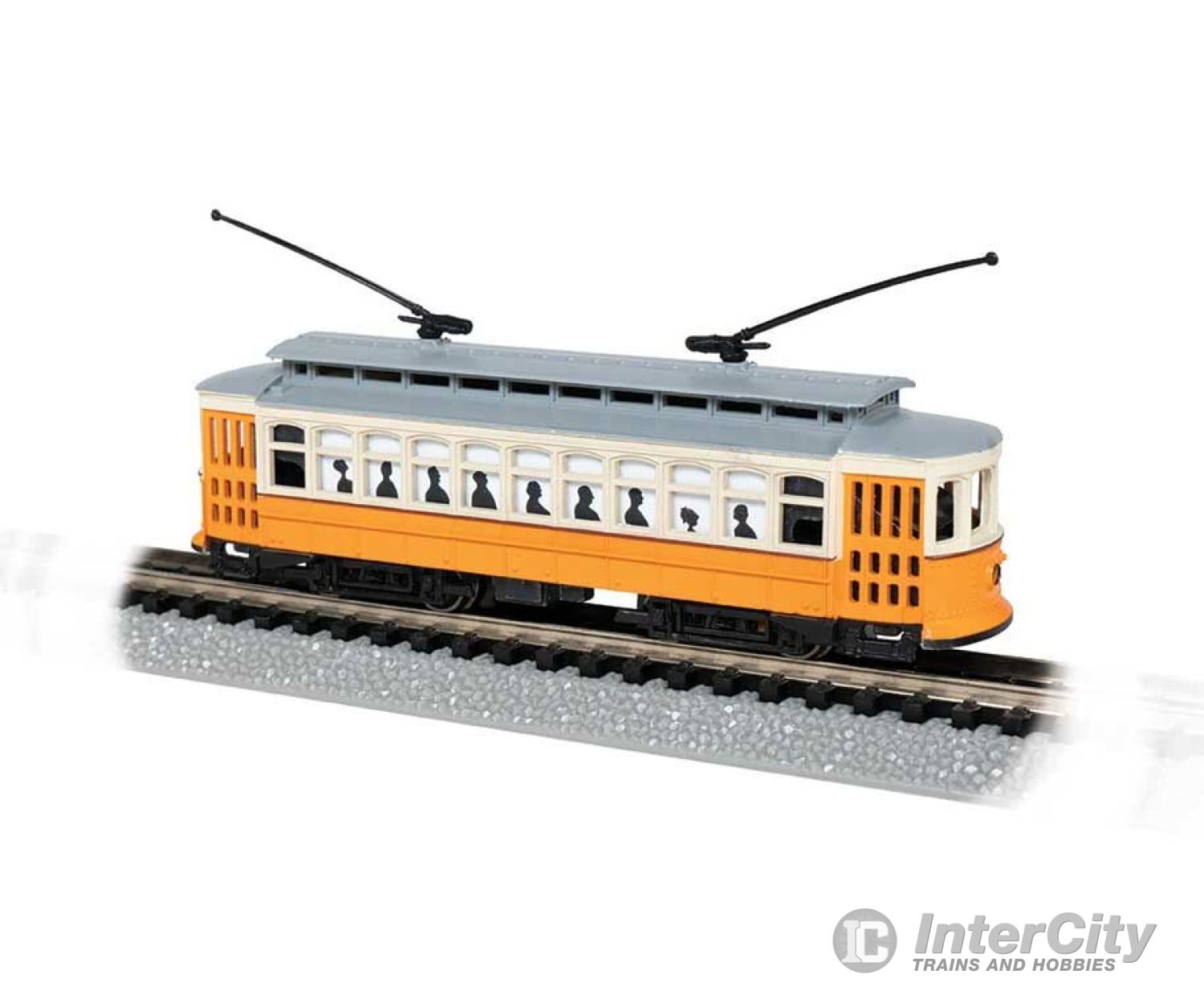 Bachmann 61089 Brill Trolley - Standard Dc -- Painted Unlettered (Orange Cream Gray) Locomotives &