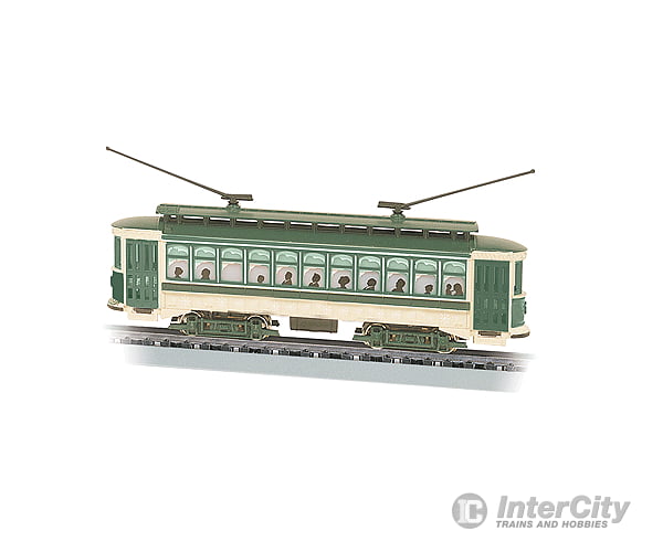 Bachmann 61093 Brill Trolley - Standard Dc -- Green Cream Brown Locomotives & Railcars