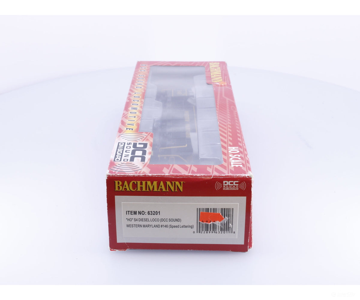 Bachmann 63201 HO S4 Diesel Locomotive Western Maryland 146 DCC & Sound - Locomotives