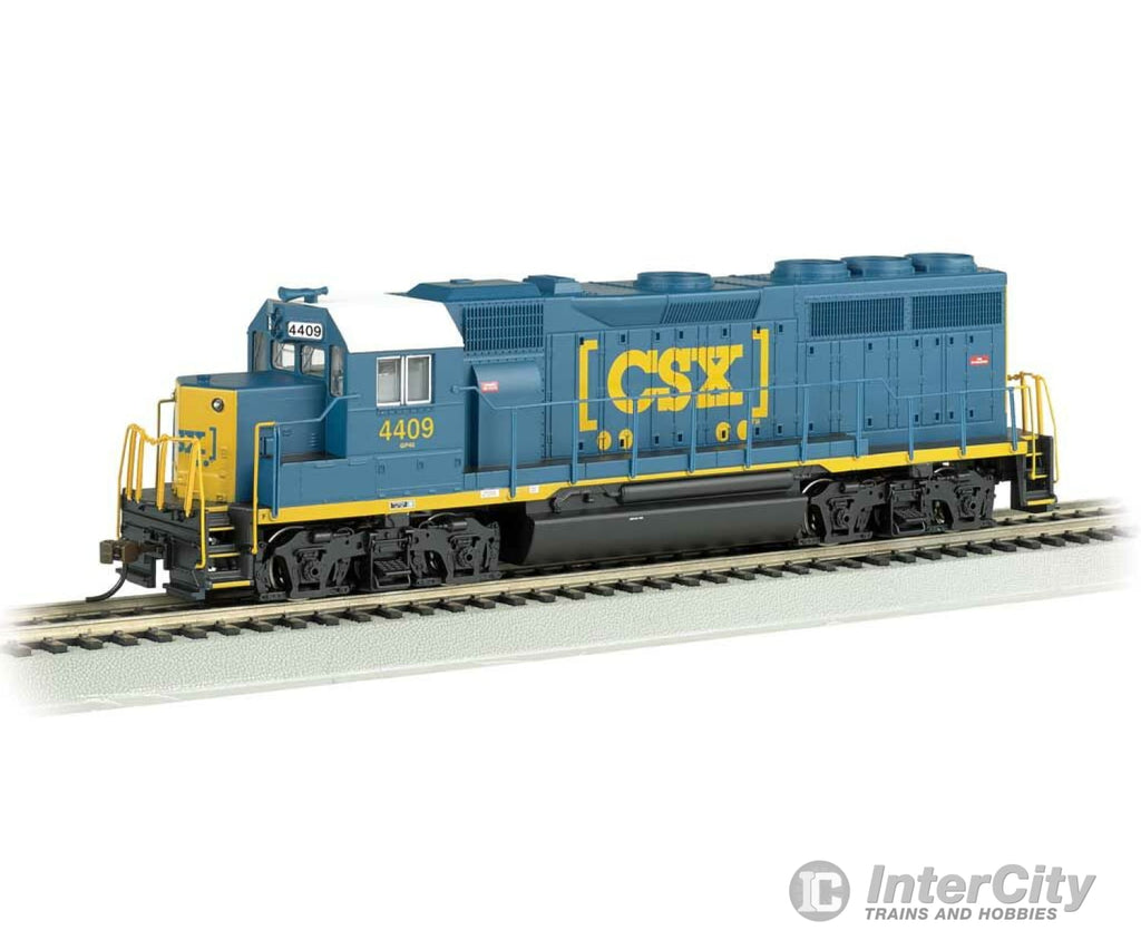 Bachmann 63530 Emd Gp40 - Standard Dc -- Csx 4409 (Dark Future Blue Yellow) Locomotives & Railcars